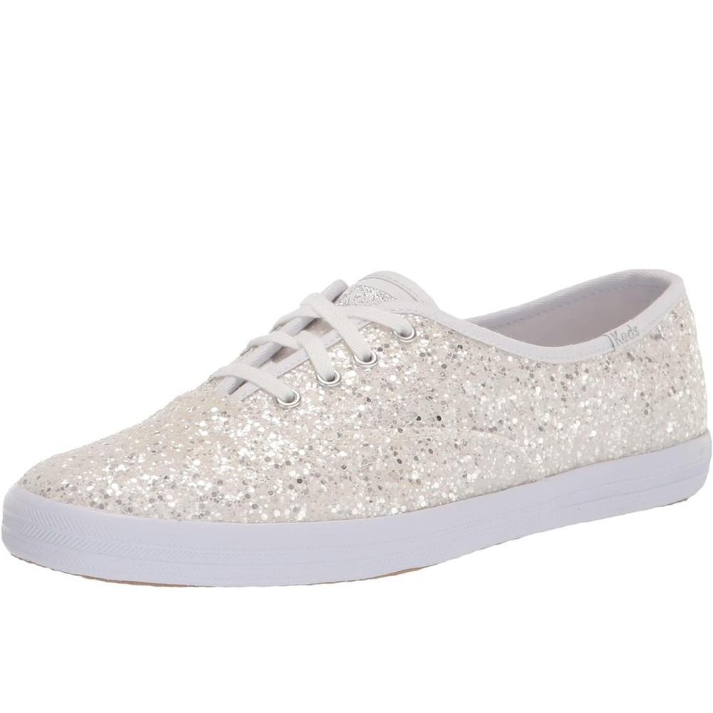 Kate Spade Keds Women's Sparkle Sneakers - Silver Glitter